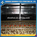 Bajo Costo Prefabricados de Acero Barn Design Poultry Farm Shed